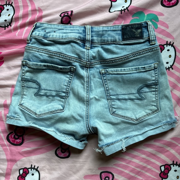 High Rise Jean Shorts - Picture 2 of 3